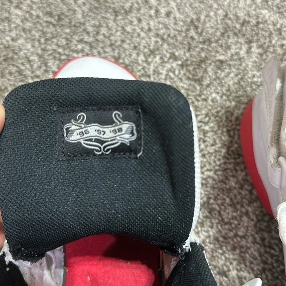 Nike air Jordan 6 Rings white University red black 6.5Y